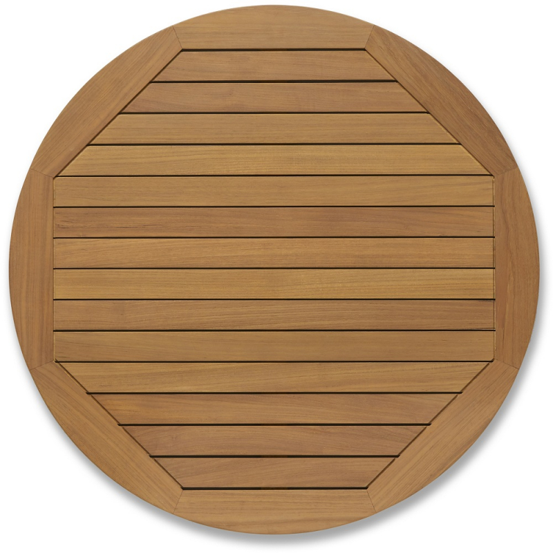 Столешница деревянная круглая Natural Teak