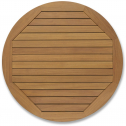 Столешница деревянная круглая POINT Natural Teak тик натуральный Фото 1