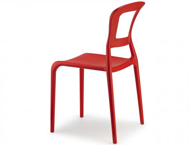 Стул пластиковый Scab Design Pepper стеклопластик красный Фото 1