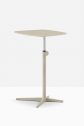 Столик приставной с регулировкой высоты PEDRALI Diego алюминий, сталь, компакт-ламинат HPL песочный Фото 6