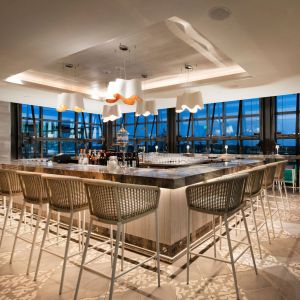 Кресло барное плетеное с подушкой JANUS et Cie Knot алюминий, роуп, акрил окаменелость Фото 5