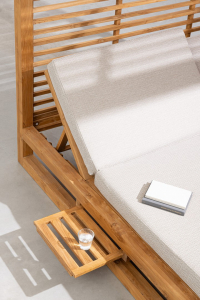 Шатер с лежаками Garden Relax Honolulu тик, олефин натуральный Фото 15