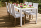 Стул плетеный Giardino Di Legno Fiji тик, искусственный ротанг белый Фото 7
