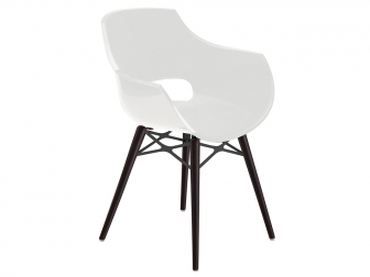 Кресло пластиковое Opal Wox Beech