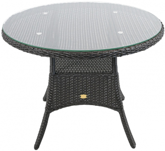 Комплект плетеной мебели ReeHouse Kipr алюминий, искусственный ротанг, оксфорд, стекло венге, коричневый Фото 5