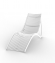 Лежак пластиковый Vondom Ibiza Basic полипропилен, стекловолокно белый Фото 5