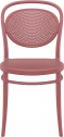Стул пластиковый Siesta Contract Marcel стеклопластик марсала Фото 6