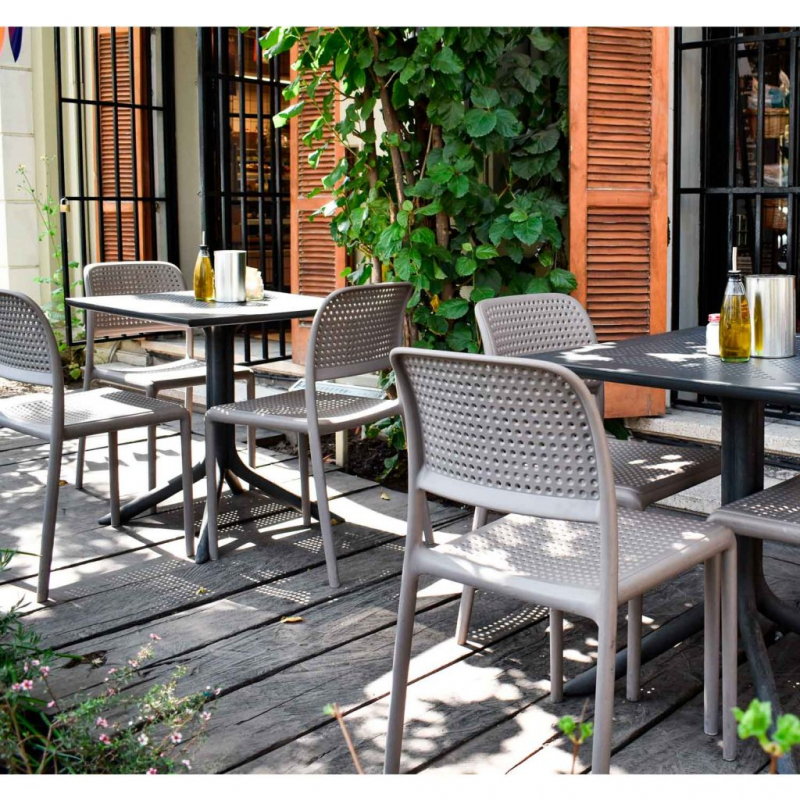 Стул пластиковый Bora Bistrot, тортора