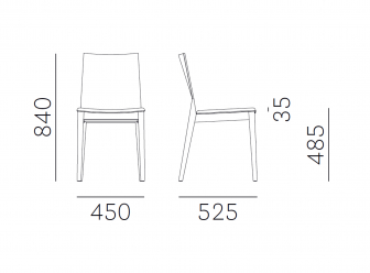 Стул деревянный с мягким сиденьем-thumbs-Фото3