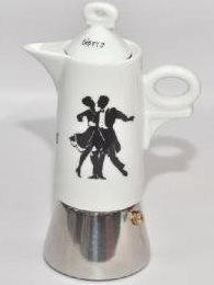 Кофеварка гейзерная на 2 порции, деколь Ritmo Espresso