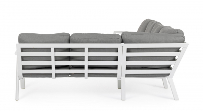 Комплект лаунж мебели Garden Relax Flaminio алюминий, олефин белый Фото 6