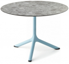 Столик ламинированный кофейный Scab Design Tripe сталь, компакт-ламинат HPL голубой, зернистый Фото 1