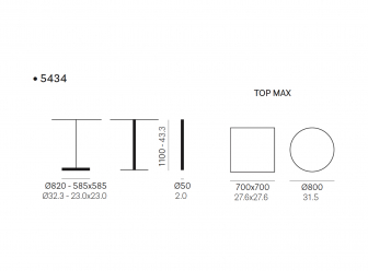 Подстолье металлическое барное-thumbs-Фото3