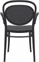Кресло пластиковое Siesta Contract Marcel XL стеклопластик черный Фото 8