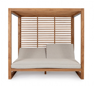 Шатер с лежаками Garden Relax Honolulu тик, олефин натуральный Фото 4