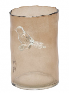 Ваза цилиндрическая EDG Vase стекло коричневый Фото 1