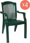 Комплект пластиковых кресел Classic Set 4