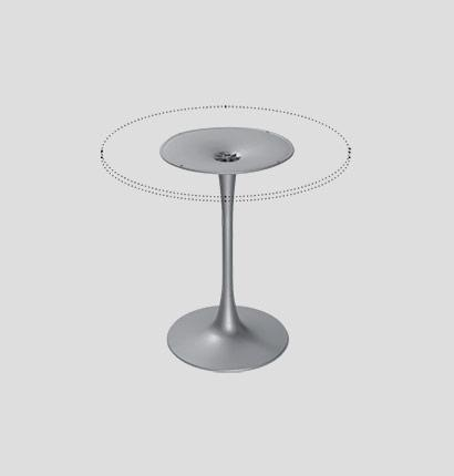 Подстолье металлическое Venus Round