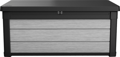 Сундук пластиковый Keter Denali DuoTech Deck Box 265 L полипропилен антрацит Фото 2