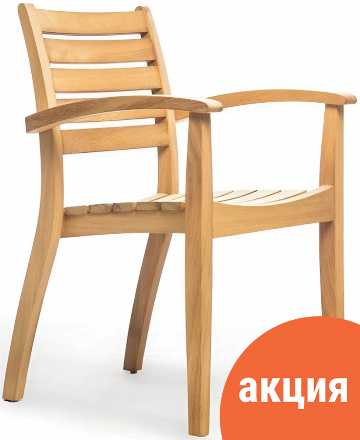 Кресло деревянное Stock
