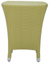Столик плетеный кофейный JANUS et Cie Amari алюминий, искусственный ротанг бамбуковый зеленый Фото 1