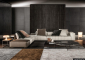 Диван модульный мягкий Minotti Freeman Tailor алюминий, ткань Фото 7
