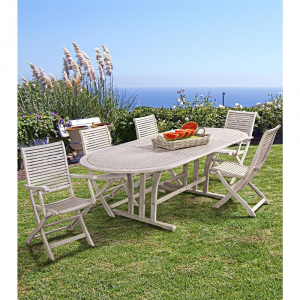 Стул деревянный Garden Relax Ada акация серый Фото 3
