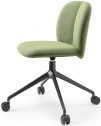Стул офисный с обивкой Scab Design Mentha Pop алюминий, технополимер, ткань черный, зеленый Фото 1