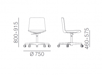 Стул офисный на колесах-thumbs-Фото3
