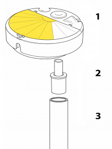 Столик многофункциональный для зонтов Magnani Multipurpose Small Table полипропилен Фото 3