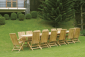 Стул деревянный складной Giardino Di Legno Savana Onda тик Фото 12