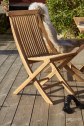 Стул деревянный складной BraFab Turin тик натуральный Фото 5