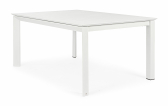Стол металлический обеденный раздвижной Garden Relax Konnor алюминий белый Фото 7