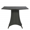 Стол плетеный обеденный JANUS et Cie Amari алюминий, искусственный ротанг лавовый Фото 3