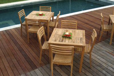 Стол деревянный обеденный Giardino Di Legno Dehors  тик Фото 9