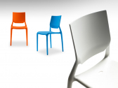 Стул пластиковый Scab Design Sirio стеклопластик лен Фото 6