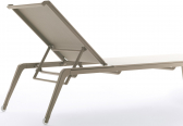 Шезлонг металлический Fast Ushuaia алюминий, батилин белый Фото 22