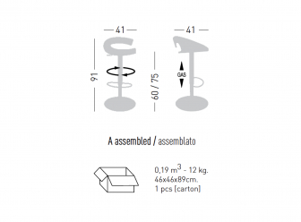 Стул пластиковый барный-thumbs-Фото3