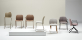 Стул пластиковый барный Scab Design Mentha Go Green сталь, технополимер лен Фото 5