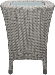 Столик плетеный кофейный со стеклом-thumbs-Фото1