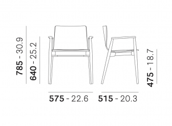 Кресло деревянное с обивкой-thumbs-Фото3