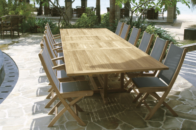 Стол деревянный раздвижной Giardino Di Legno Classica Olimpo тик Фото 7