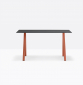Стол ламинированный PEDRALI Arki-Desk Compact сталь, компакт-ламинат HPL оранжевый, черный Фото 4