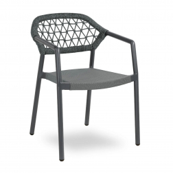 Кресло металлическое с обивкой-thumbs-Фото4