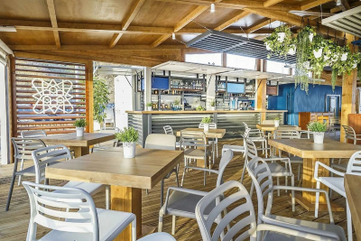 Стул пластиковый Nardi Costa Bistrot стеклопластик белый Фото 9