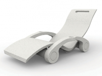 Шезлонг-лежак пластиковый плавающий Serendipity Chaise Floating S130