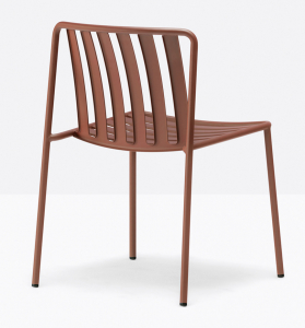 Стул металлический PEDRALI Coney сталь терракотовый Фото 6