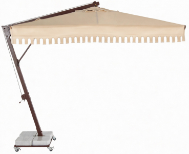 Зонт профессиональный 3х3 м THEUMBRELA SEMSIYE EVI Banana алюминий, акрил Фото 9