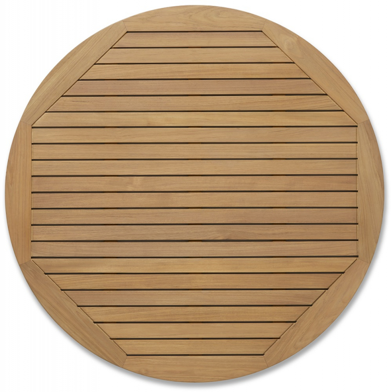 Столешница деревянная круглая Natural Teak