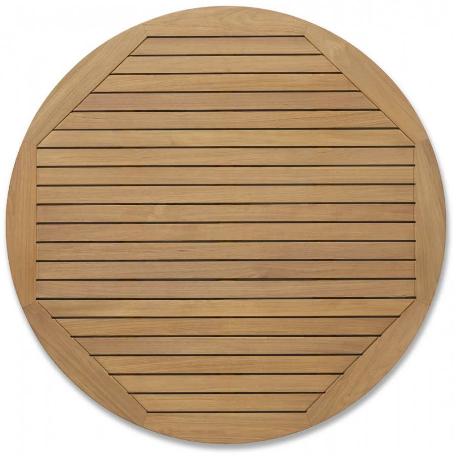 Столешница деревянная круглая Natural Teak